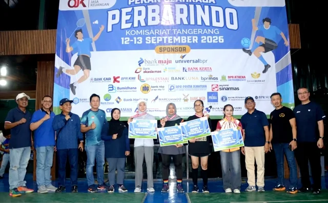 OJK Dorong BPR se-Banten Perkuat Sinergi dan Konsolidasi Lewat Pekan Olahraga Perbarindo
